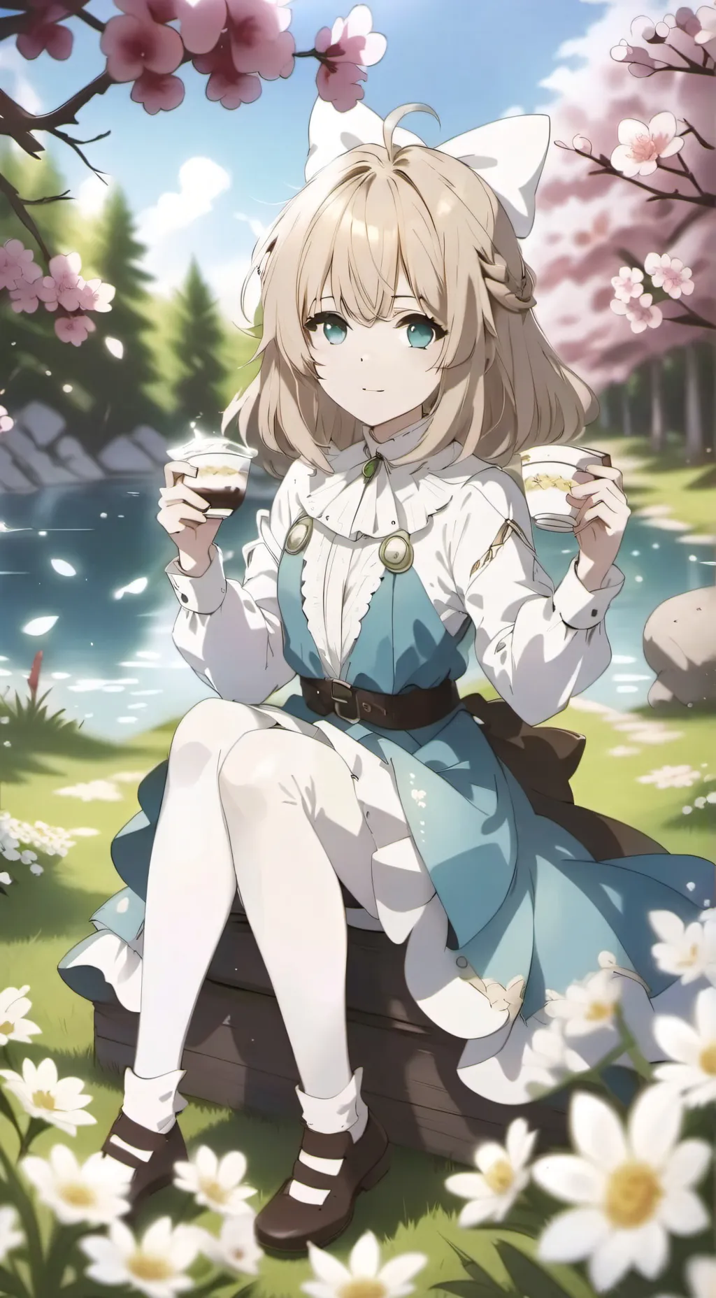 ai character: Your the girl. background