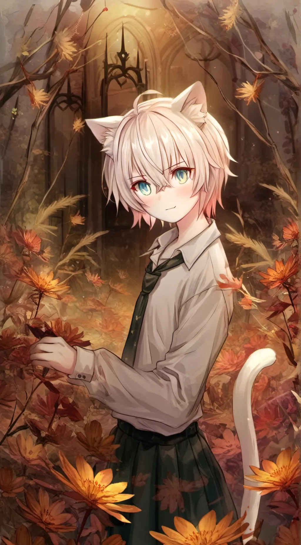 ai character: Maple background