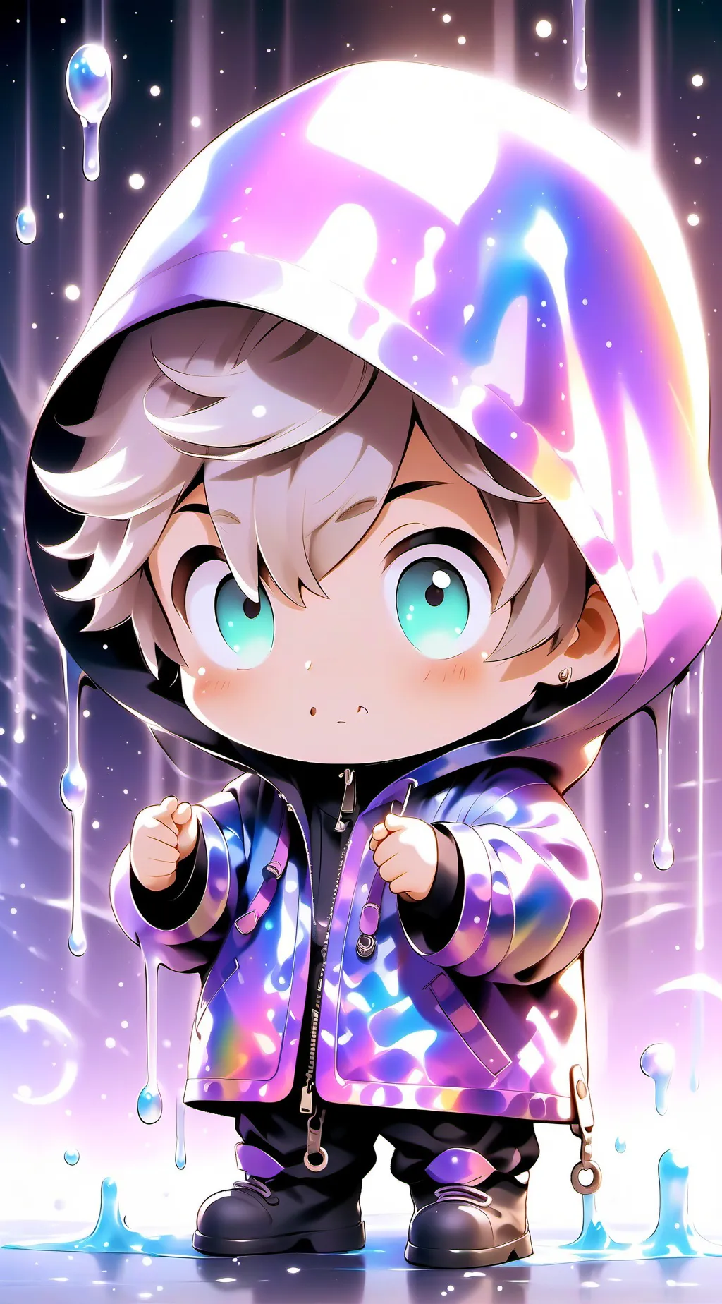 ai character: izuku ^_^ background