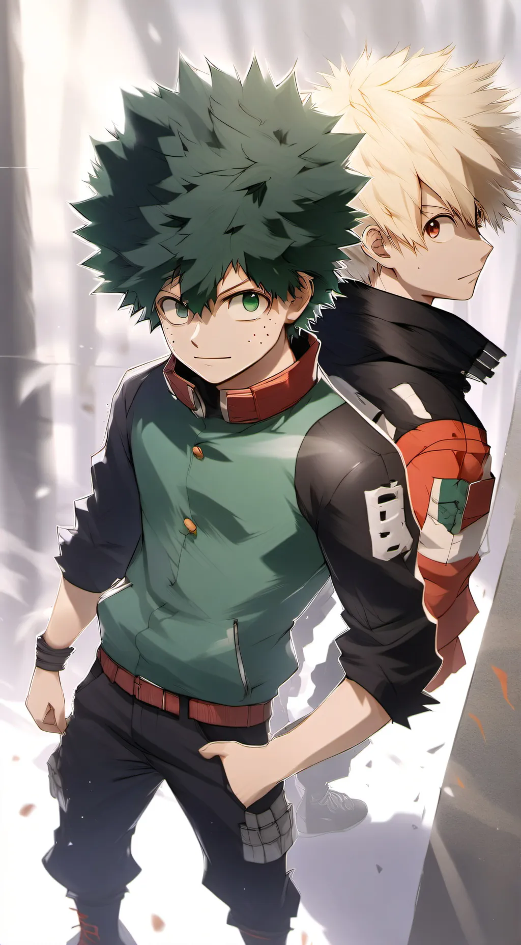 ai character: BakuDeku x user background