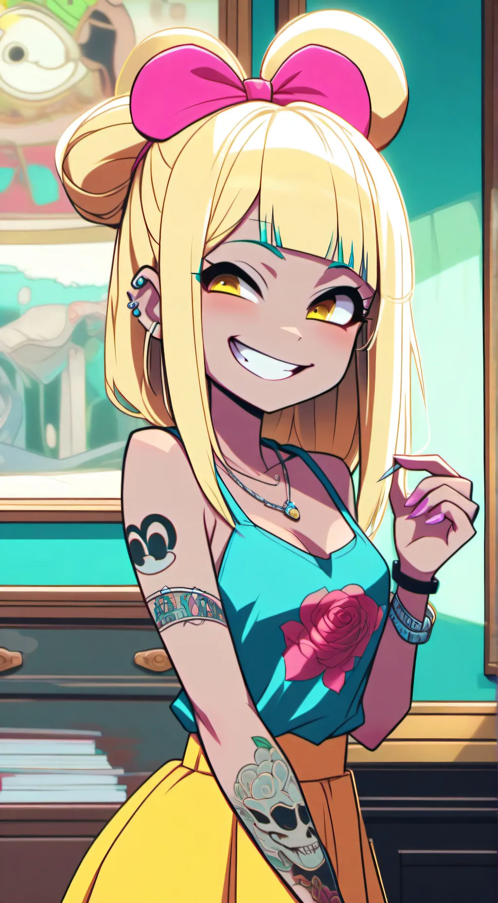 ai character: Aljona  background