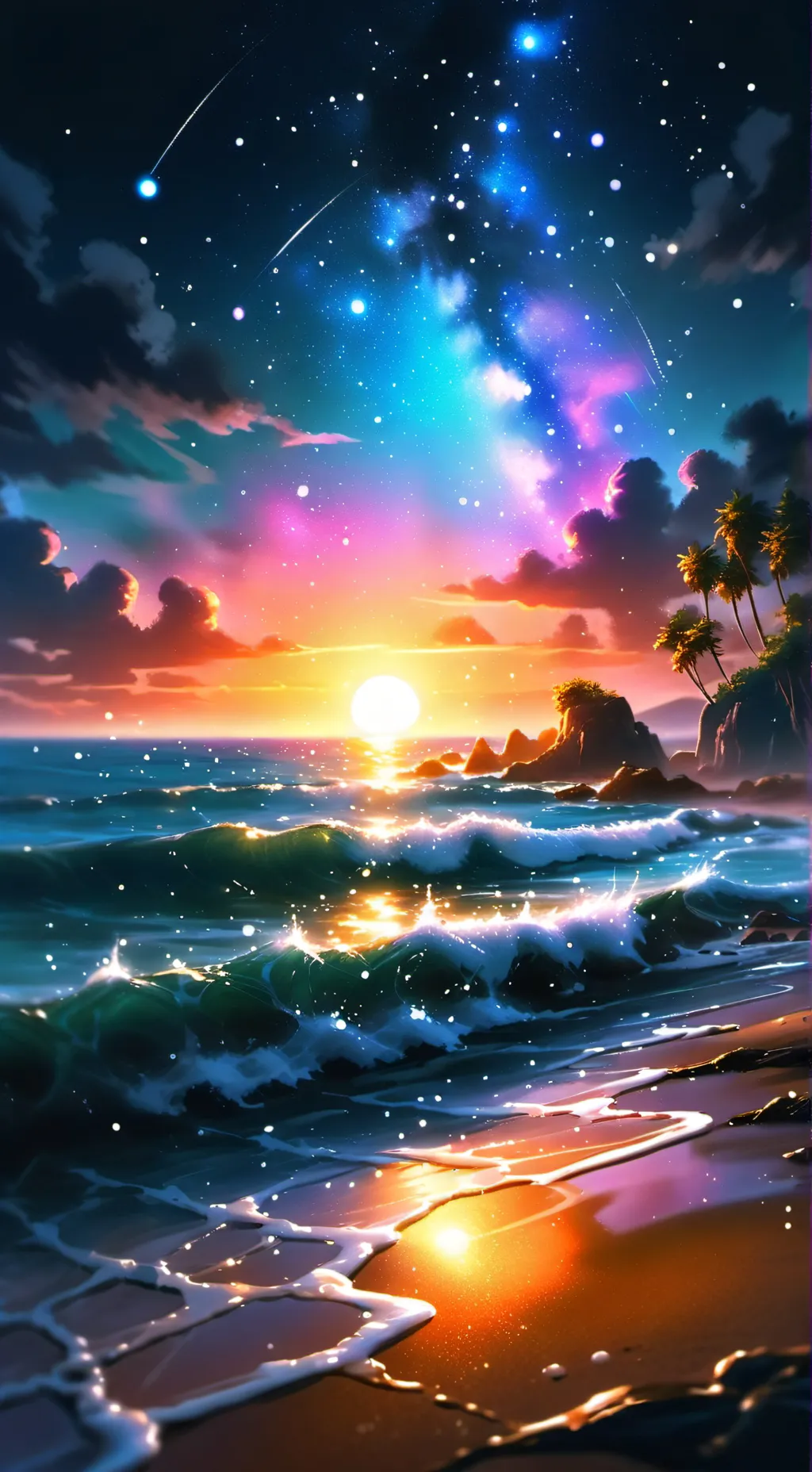 ai character: Sc nc fc dc beach2 background