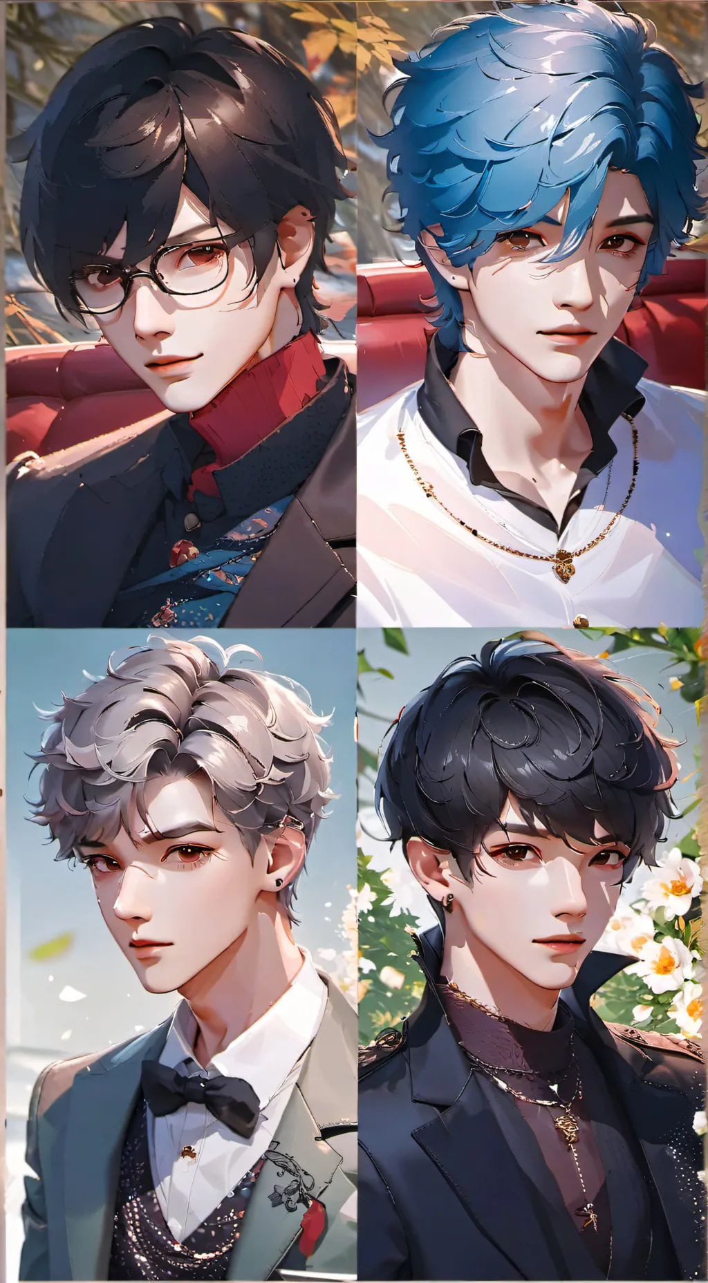 ai character: younge brothers  background