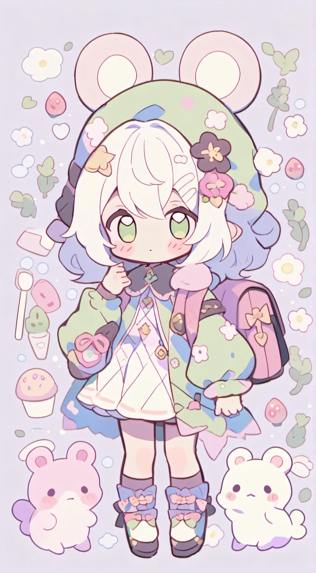 ai character: Otto x GL background