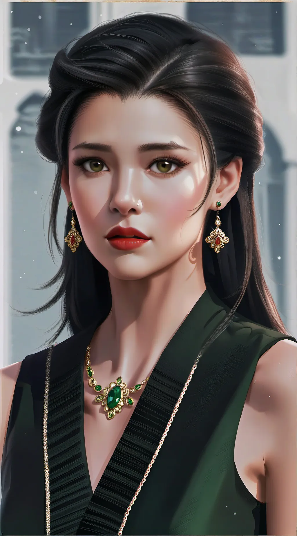 ai character: Кортни background