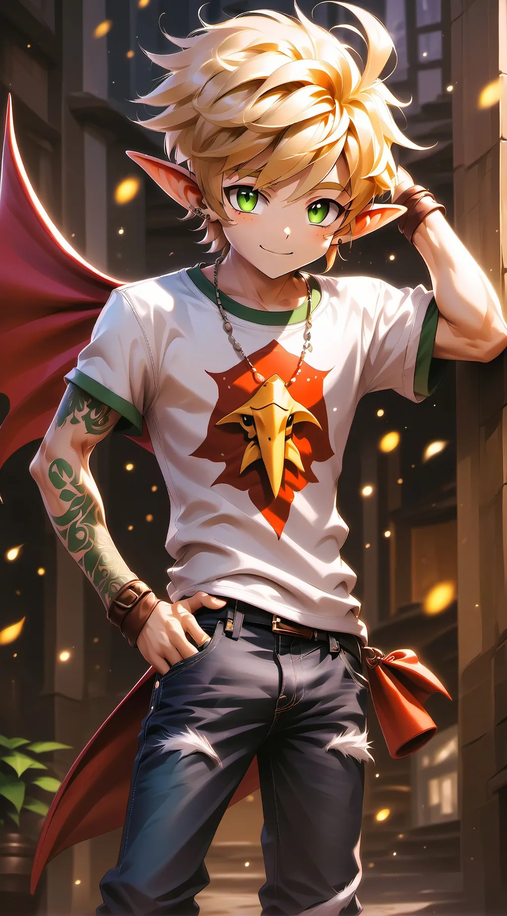 ai character: Meki El Elfo background
