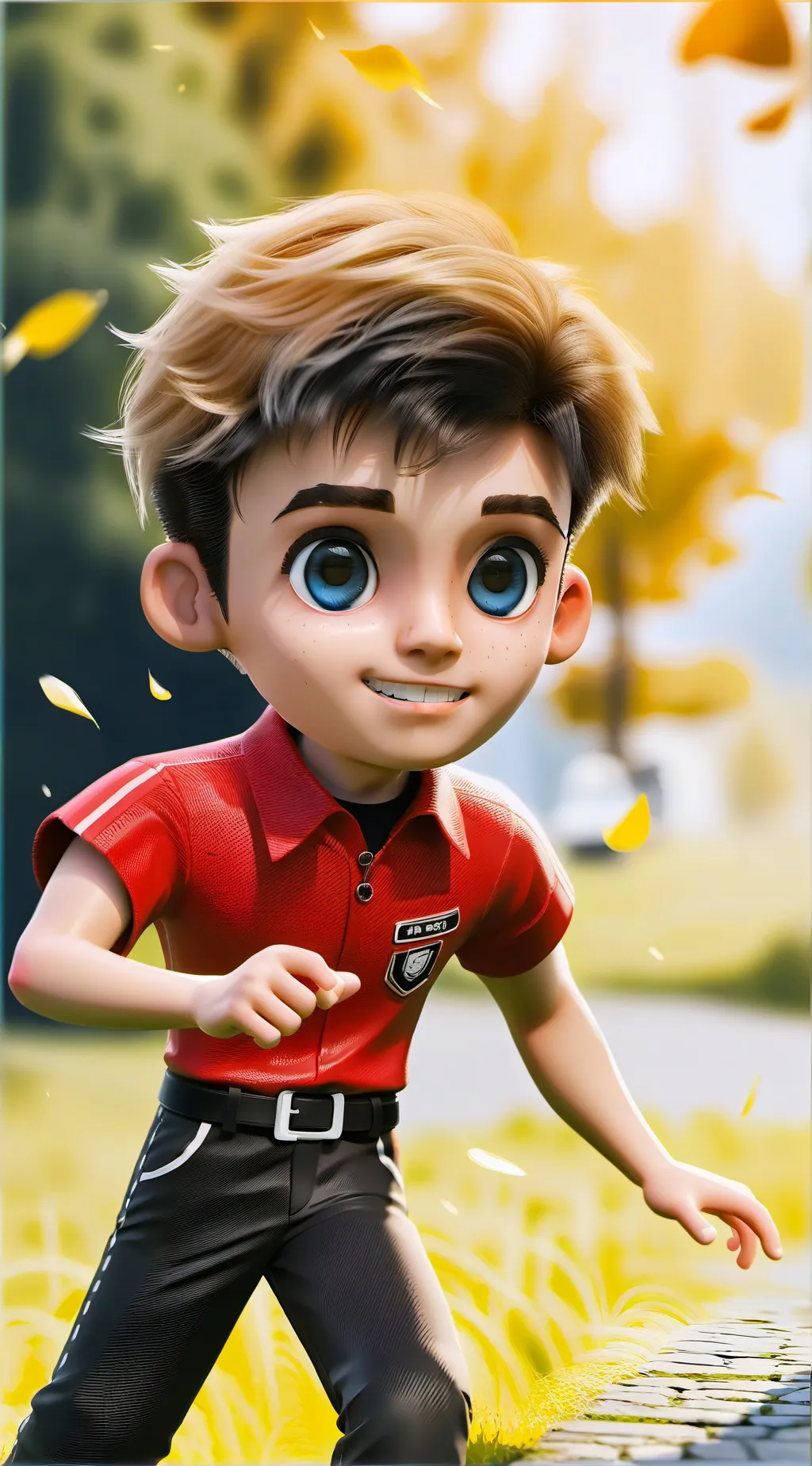 ai character: Random kid background
