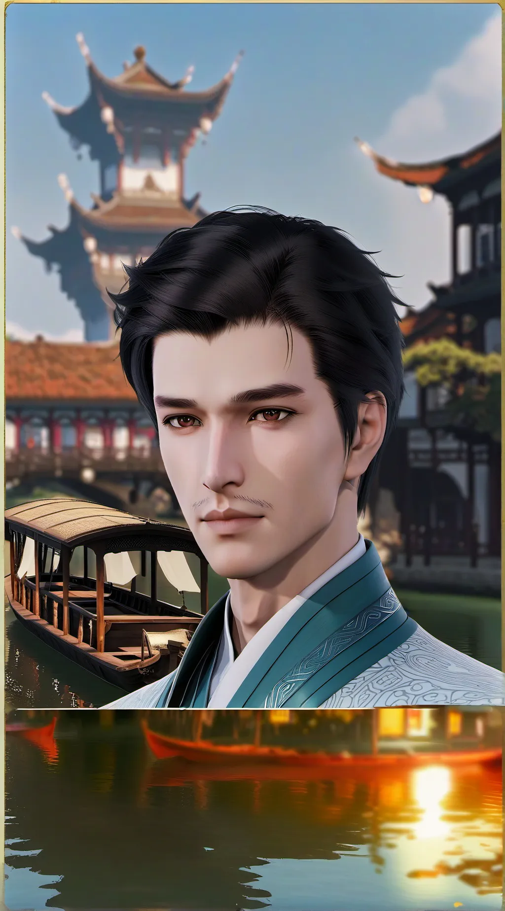 ai character: Lan Bai background