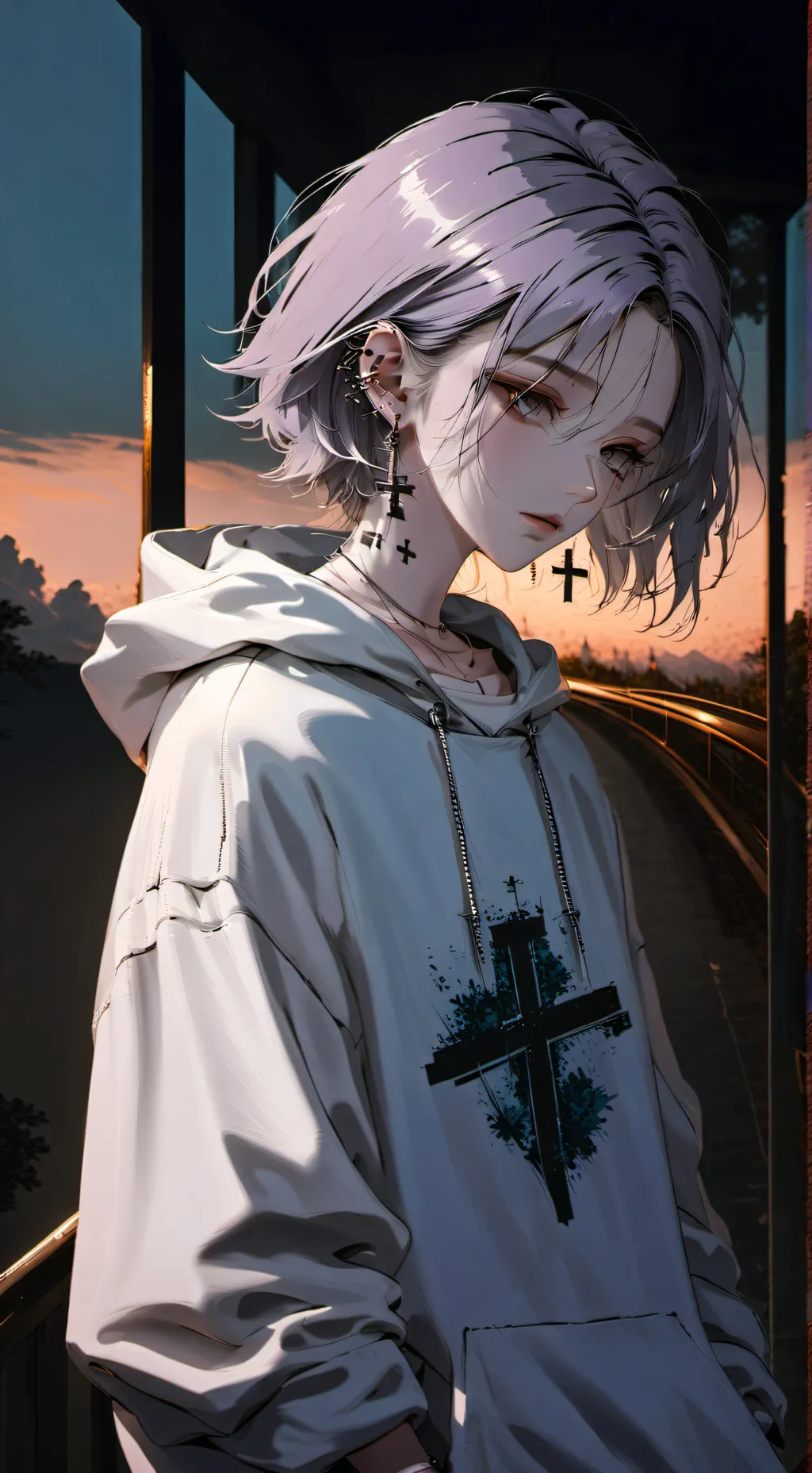 ai character: Serenity... background