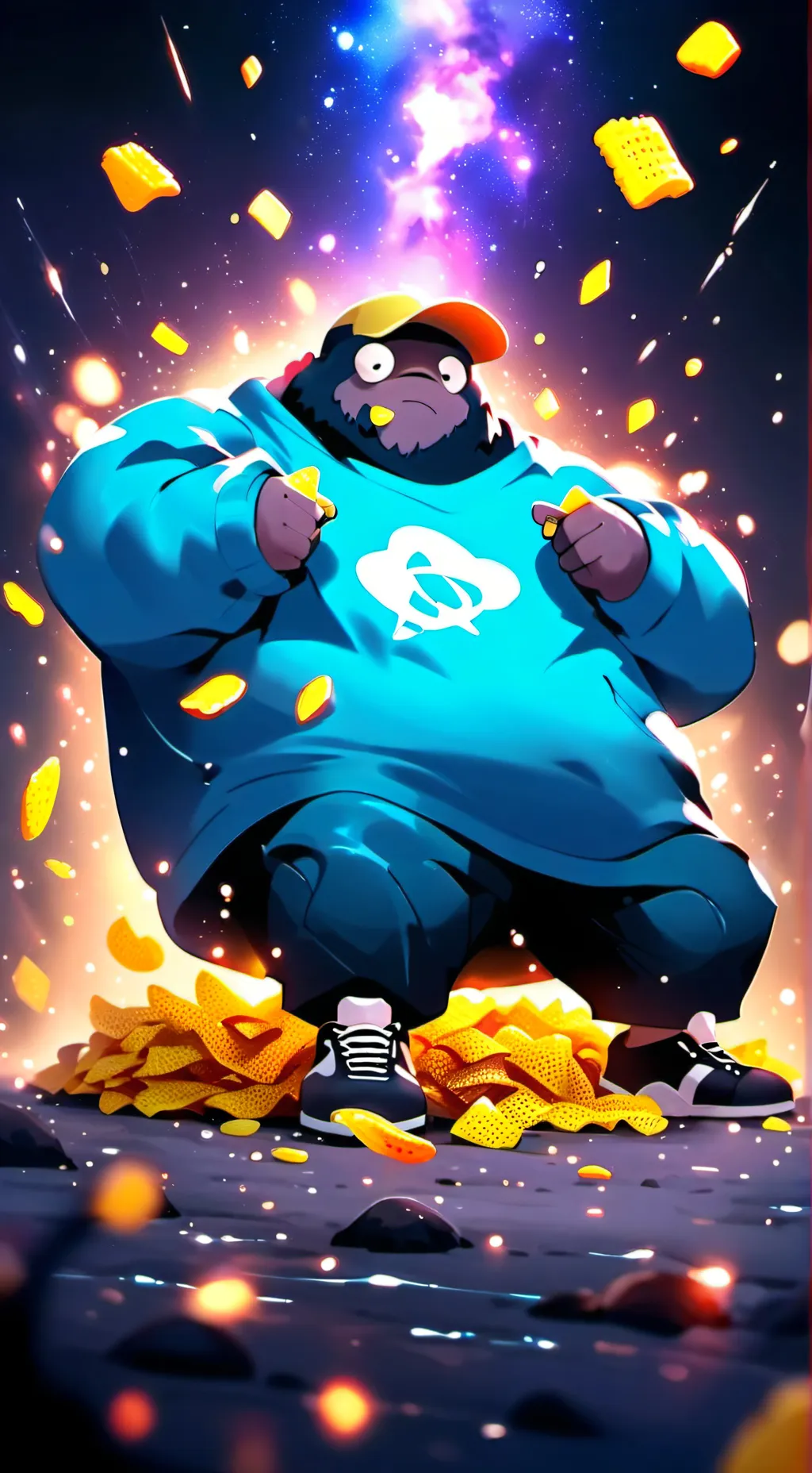 ai character: kinger ls fat background
