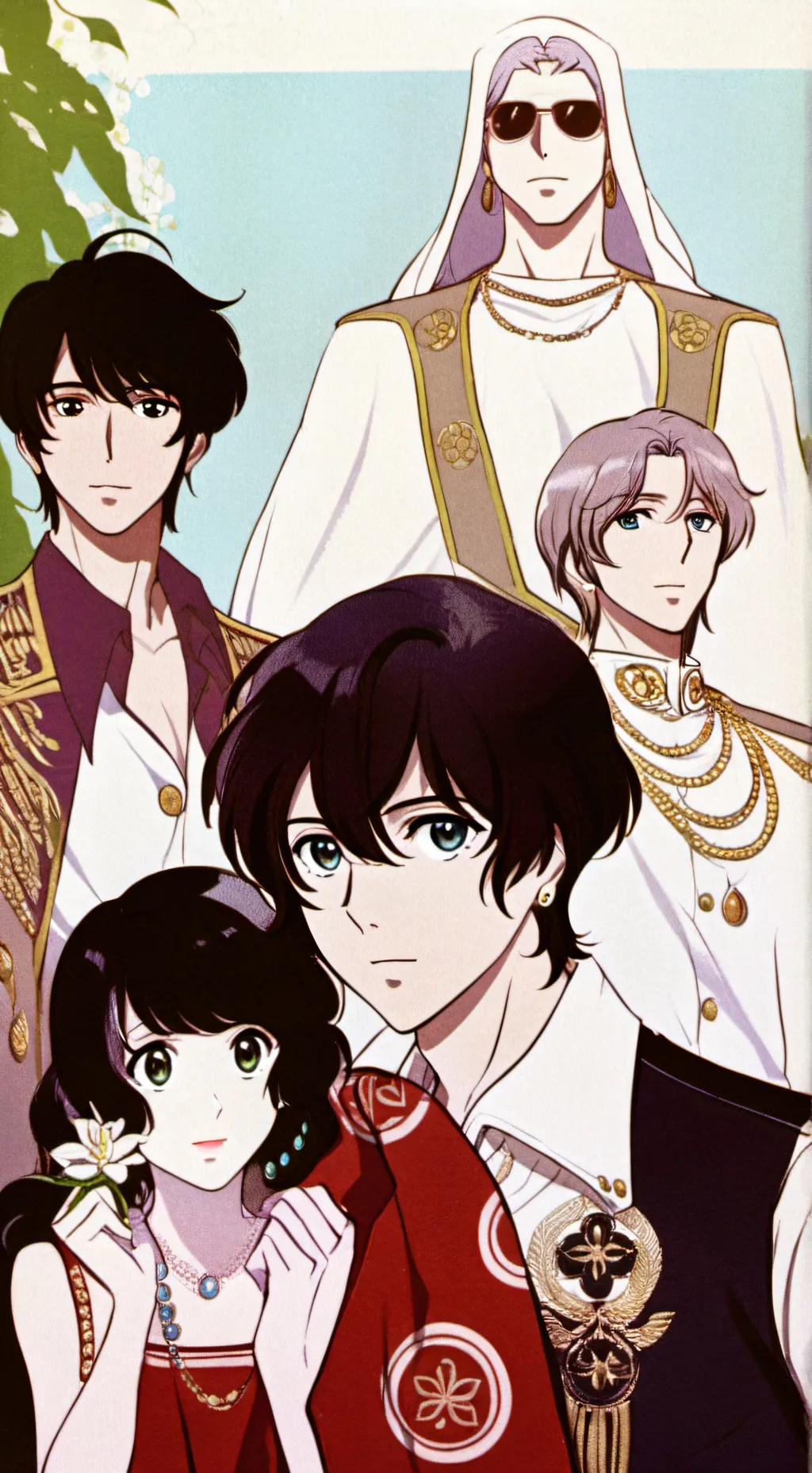 ai character: Saja boys background