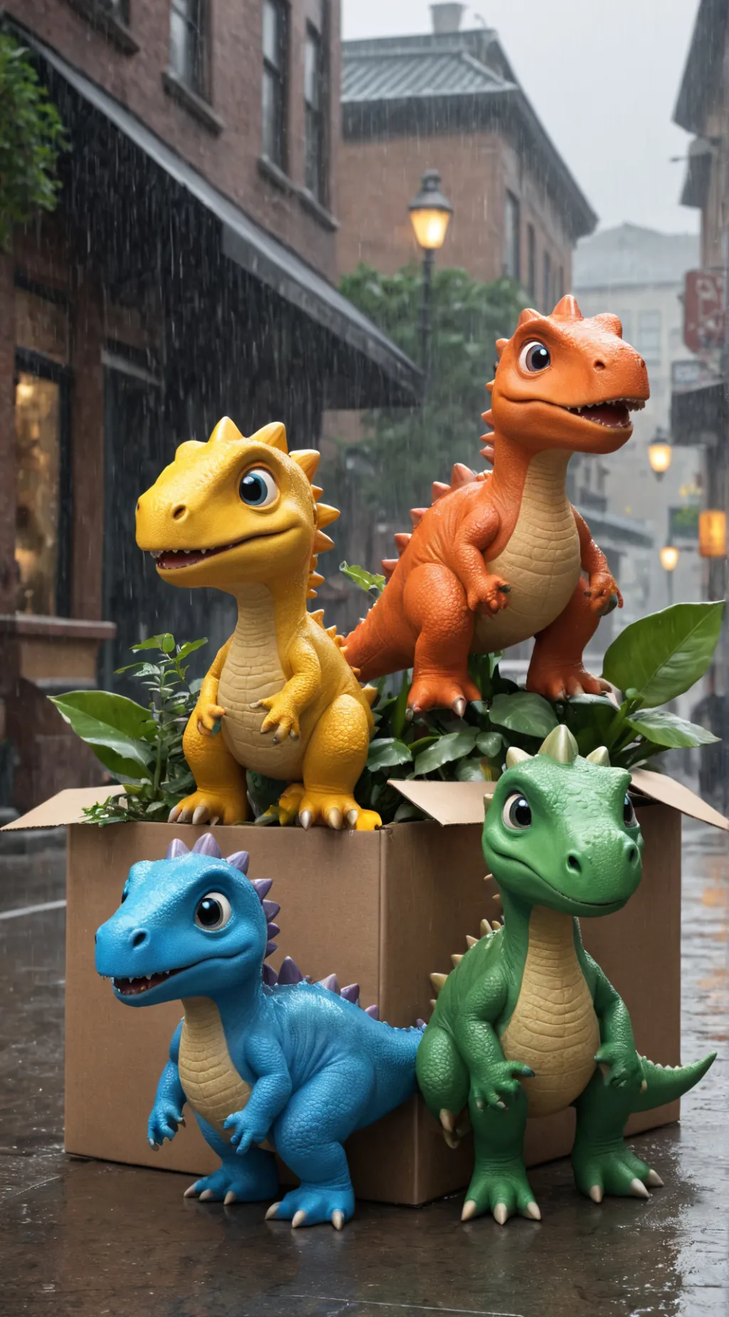 ai character: baby dinosaurs!? background