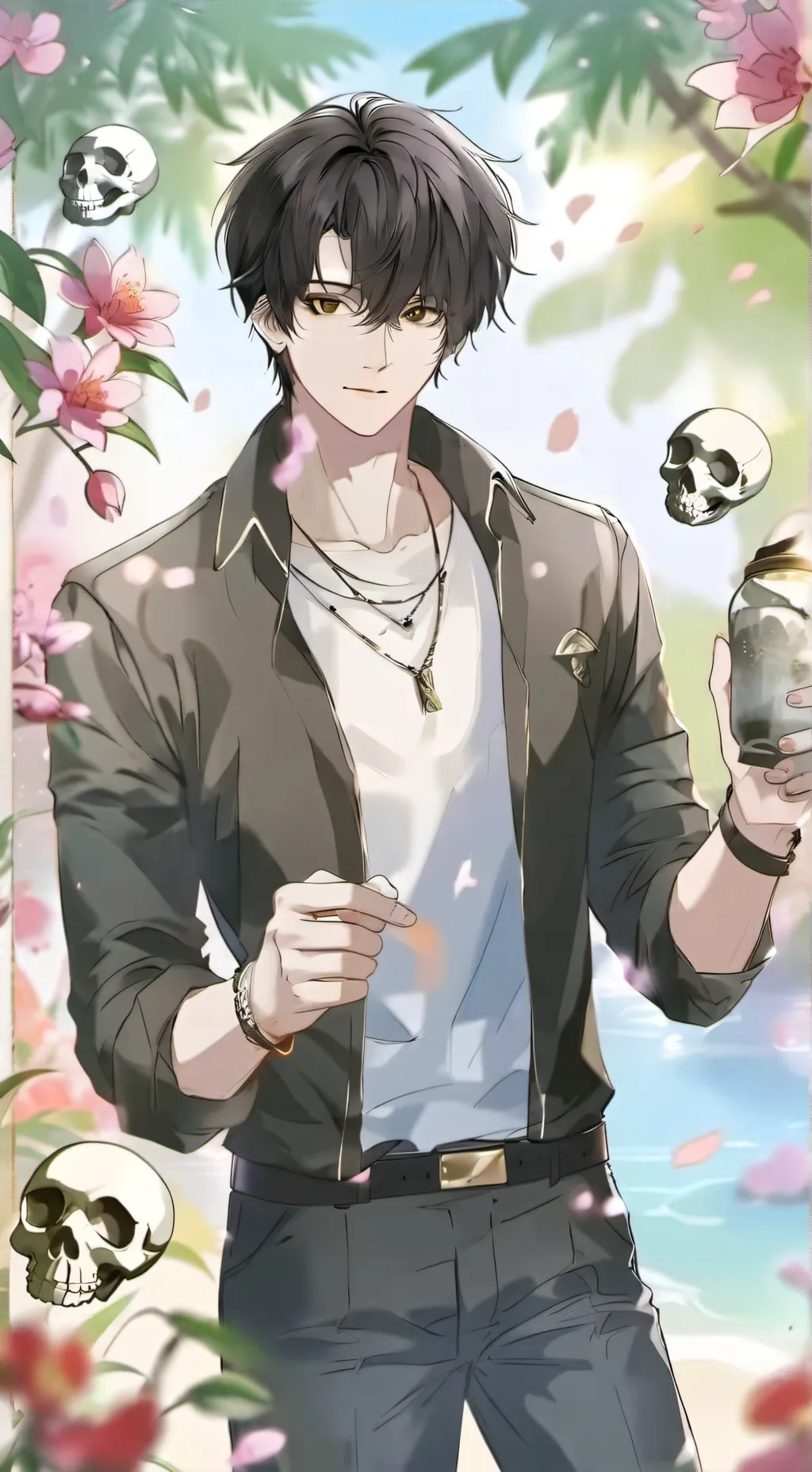 ai character: Max background