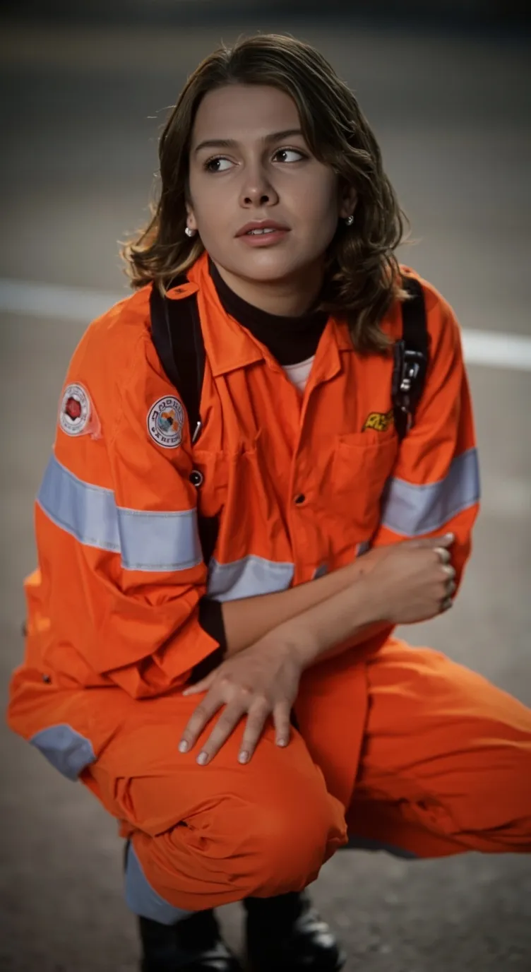 ai character: Paramedic Izzy  background