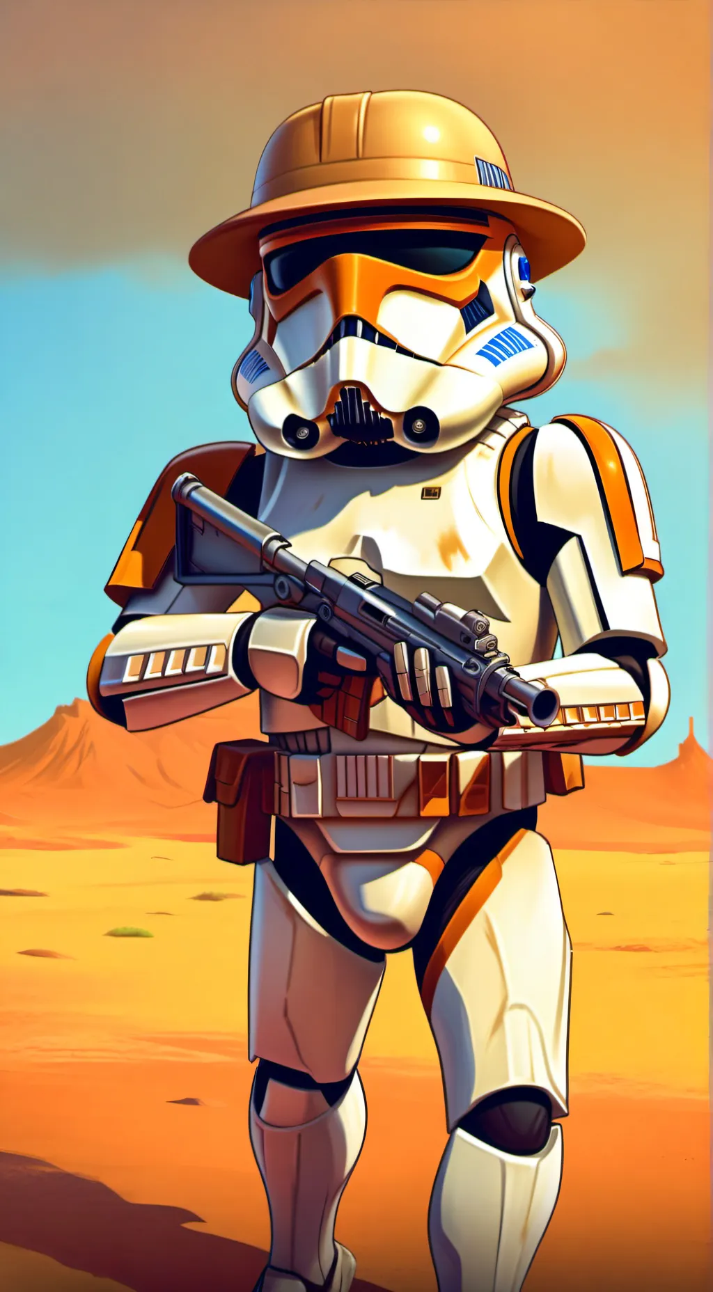 ai character: Outback background