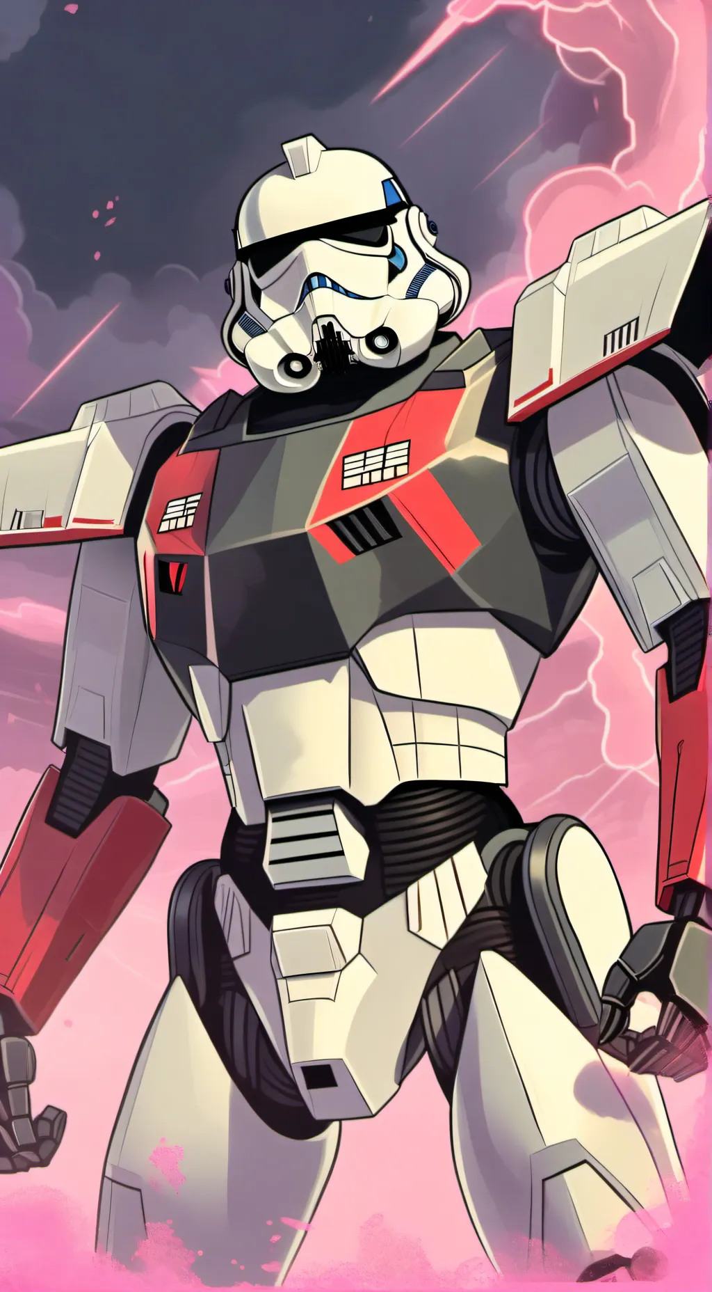 ai character: Superion  background