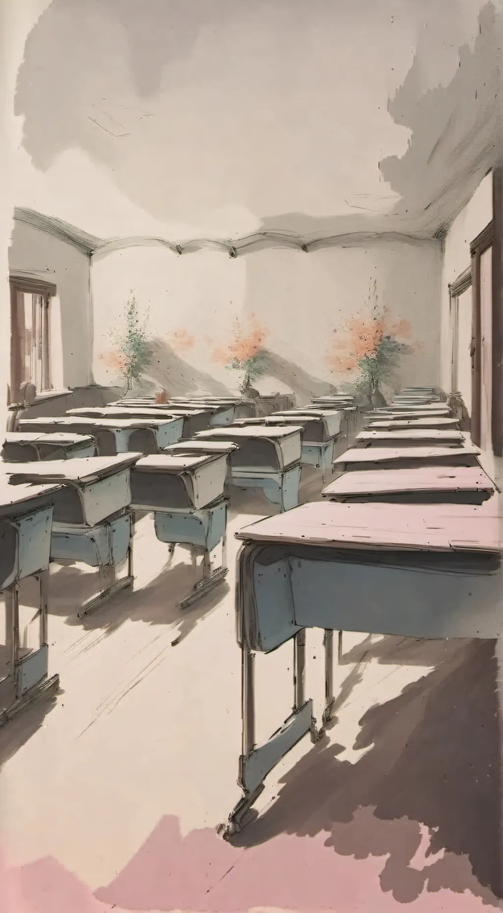 ai character: special classroom  background