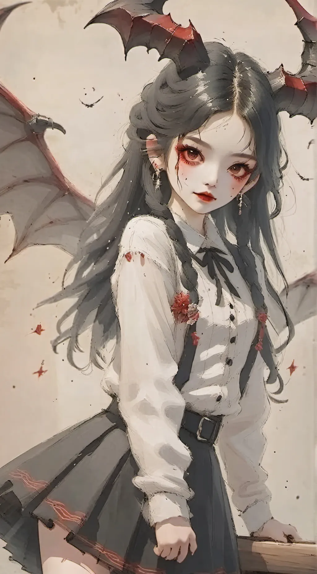 ai character: Leah🕊 background