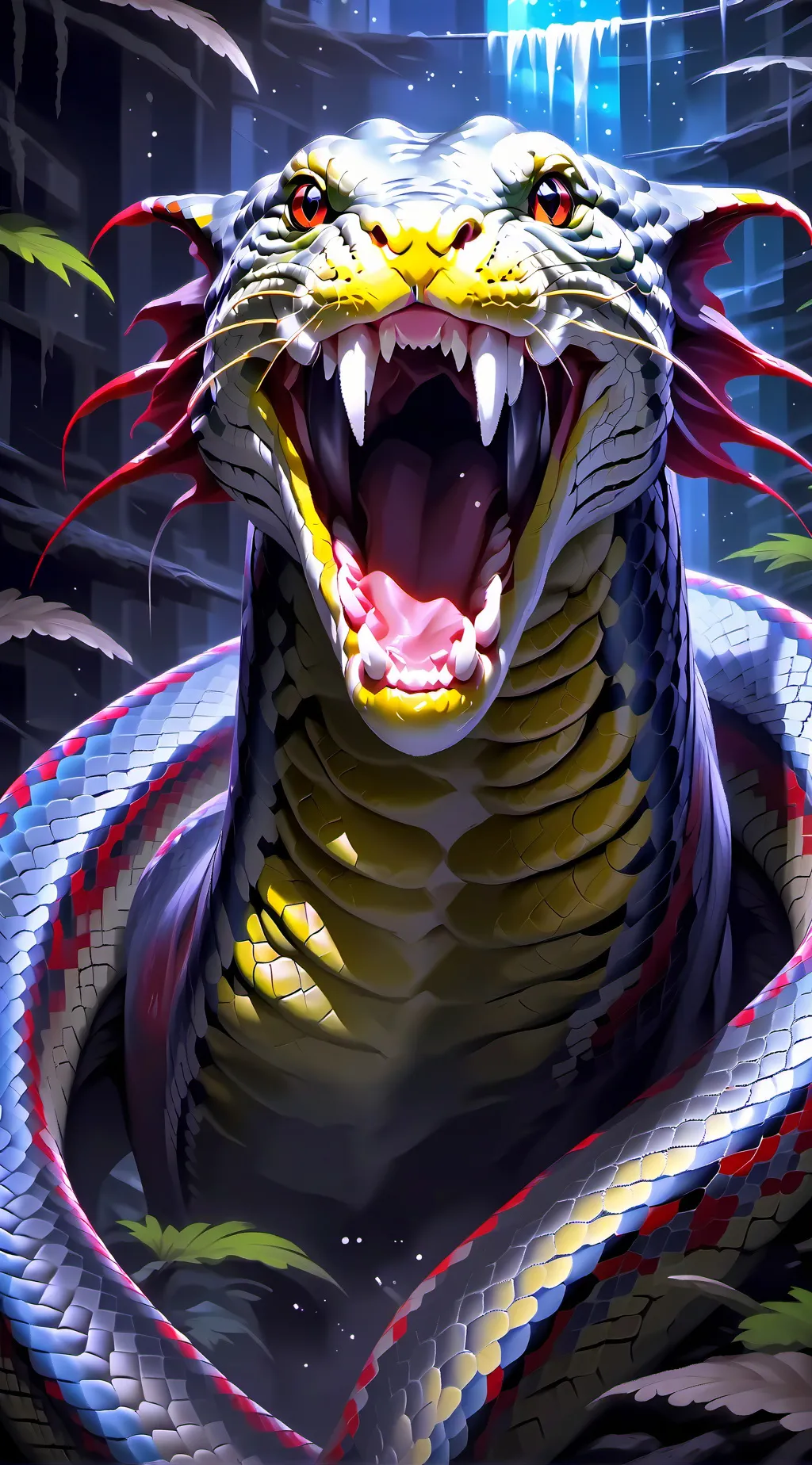 ai character: reticulated python background