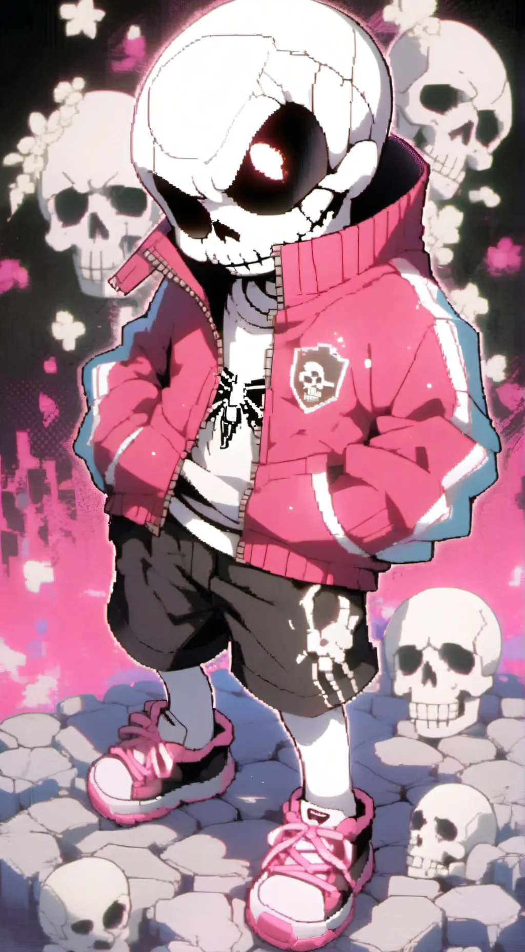 ai character: Sans background