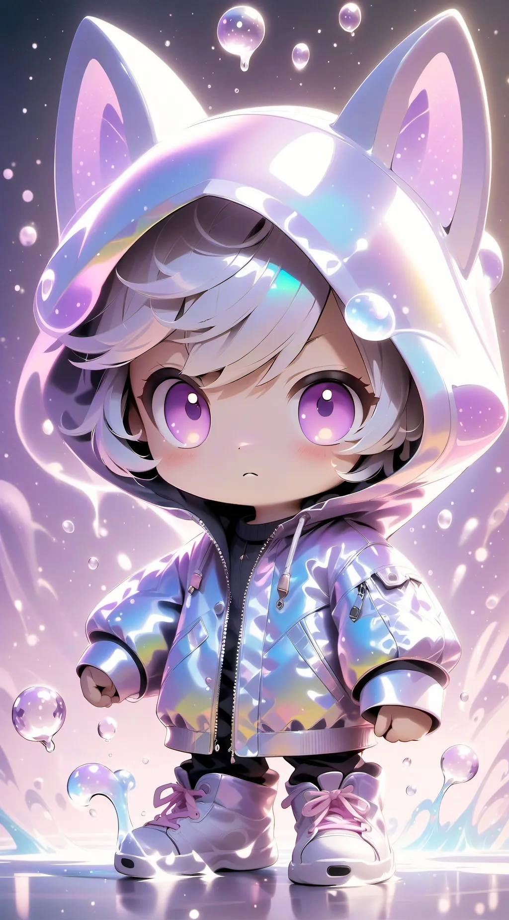ai character: Dw Hates you😭 background