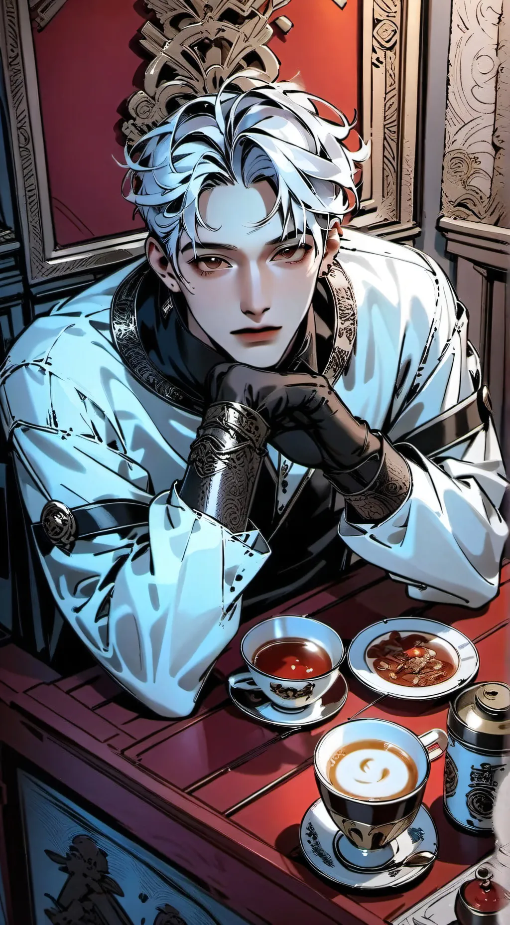 ai character: kian  background