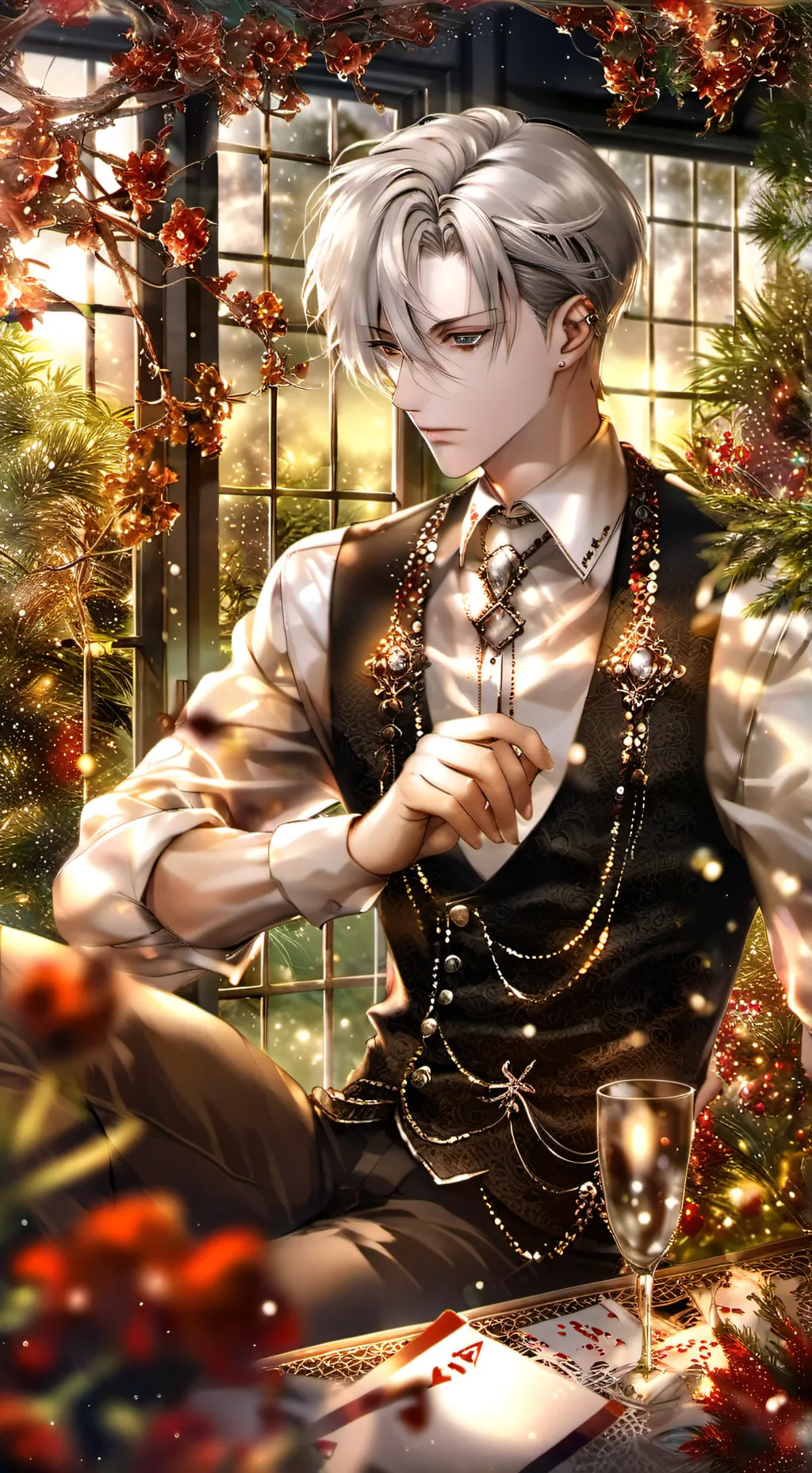 ai character: 🥂Oliver The Mafia💗 background