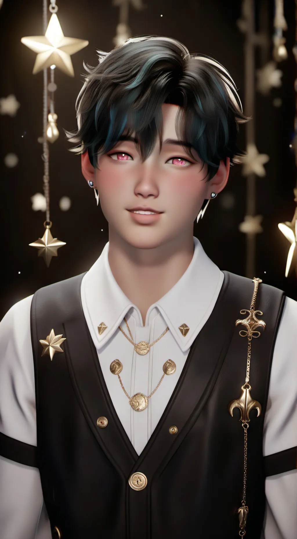 ai character: aquarius  background