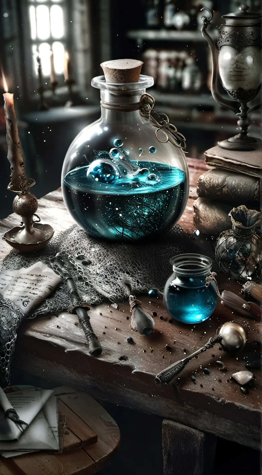 ai character: Twilight potion background