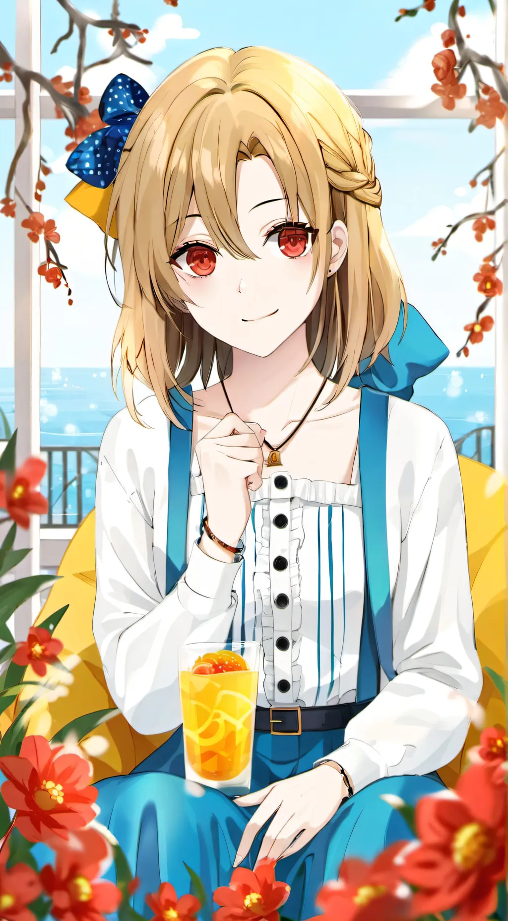 ai character: Аня background