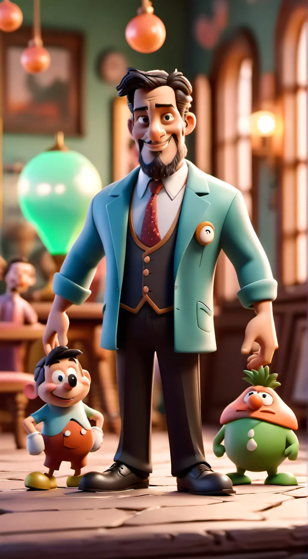 ai character: dw run aways! background