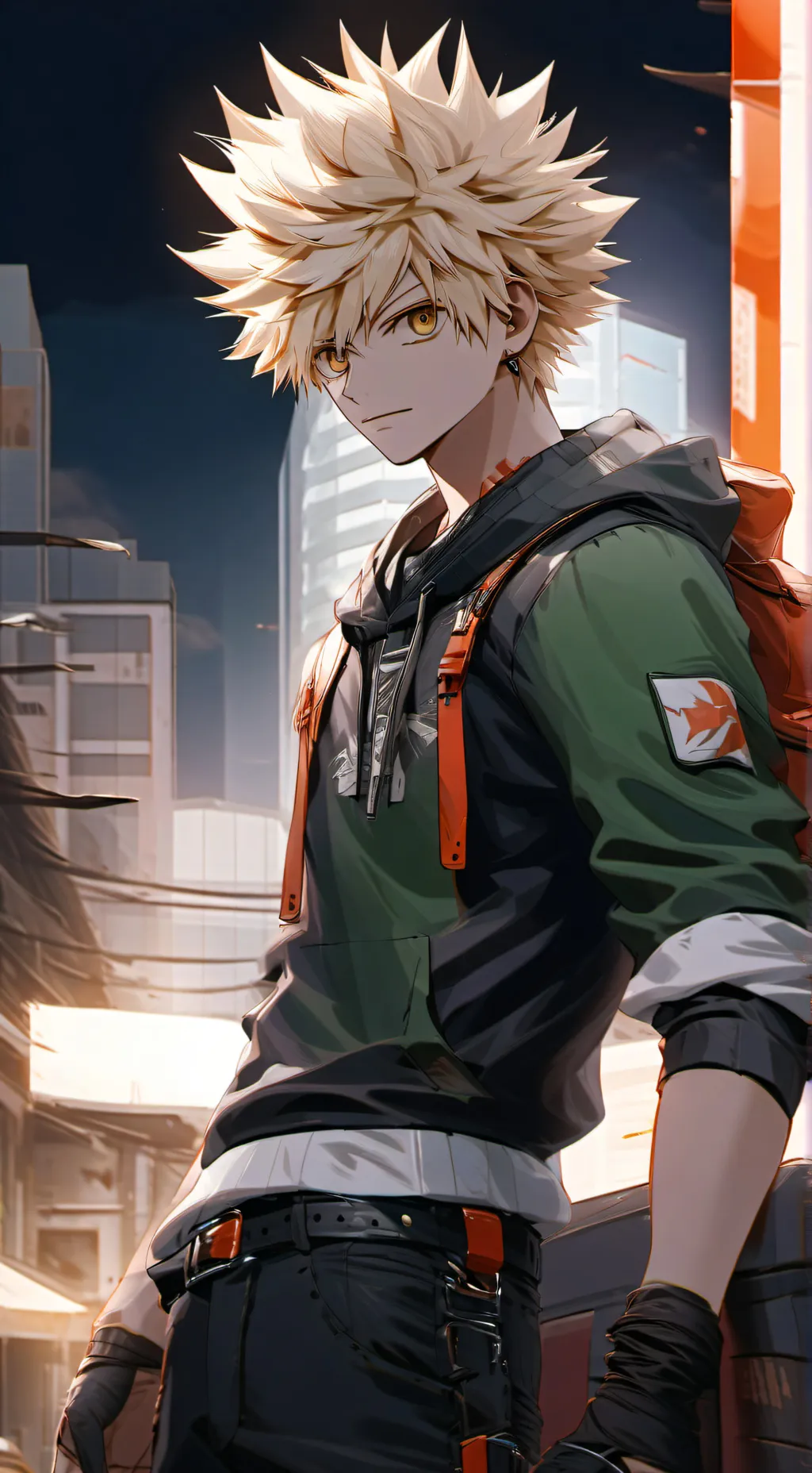 ai character: Bakugo background