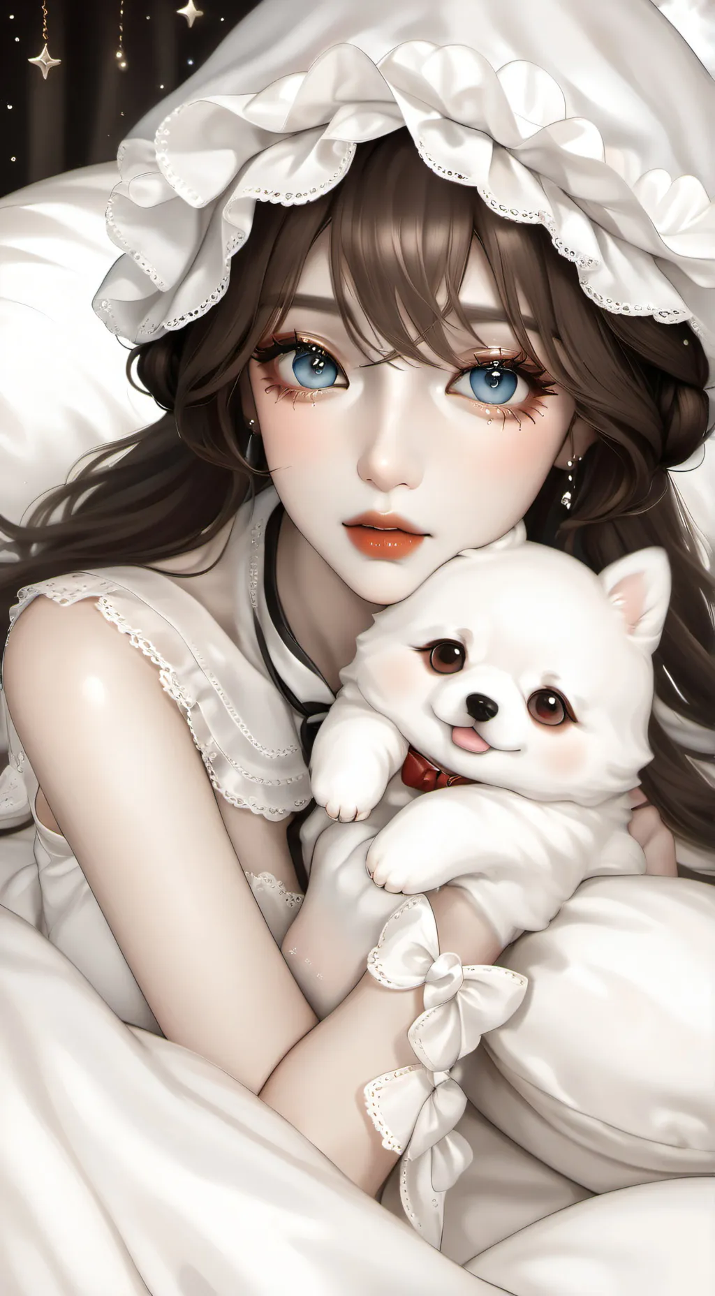 ai character: Sirvienta Estefany background