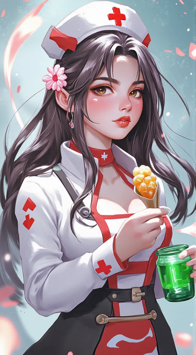 ai character: Vicky  background