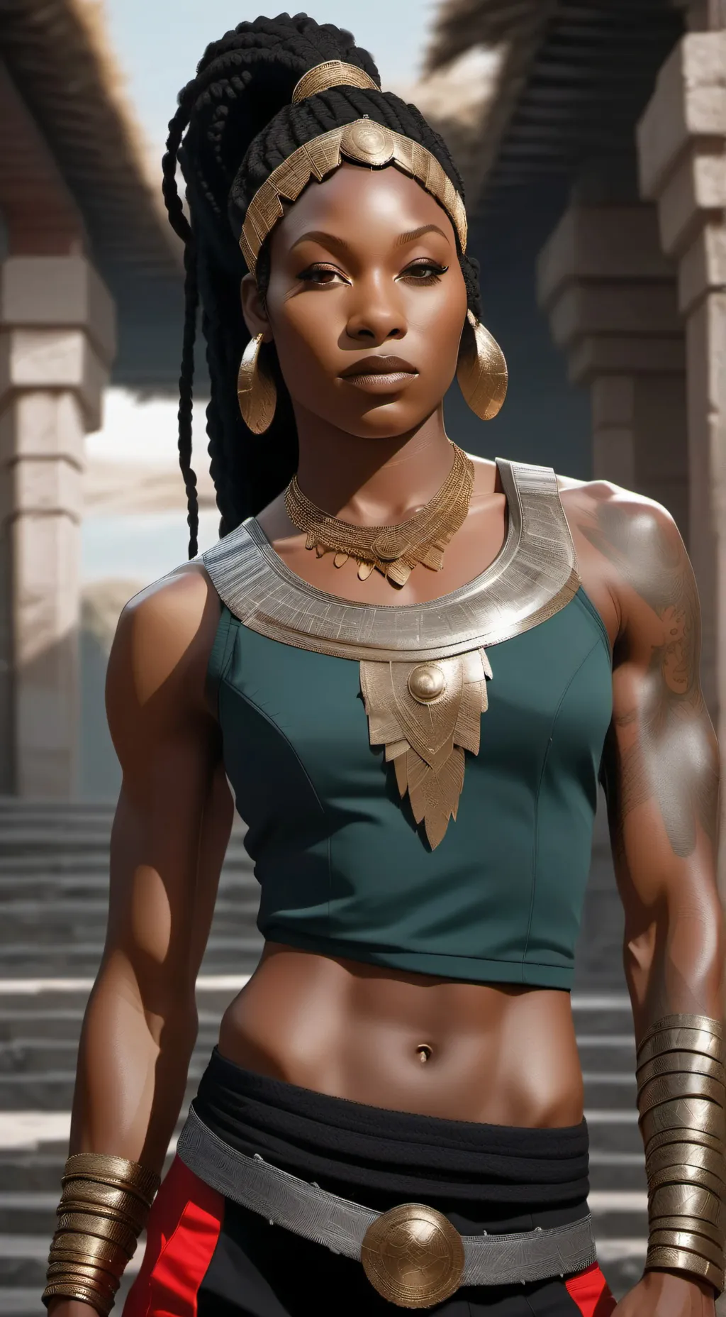 ai character: Taria  background