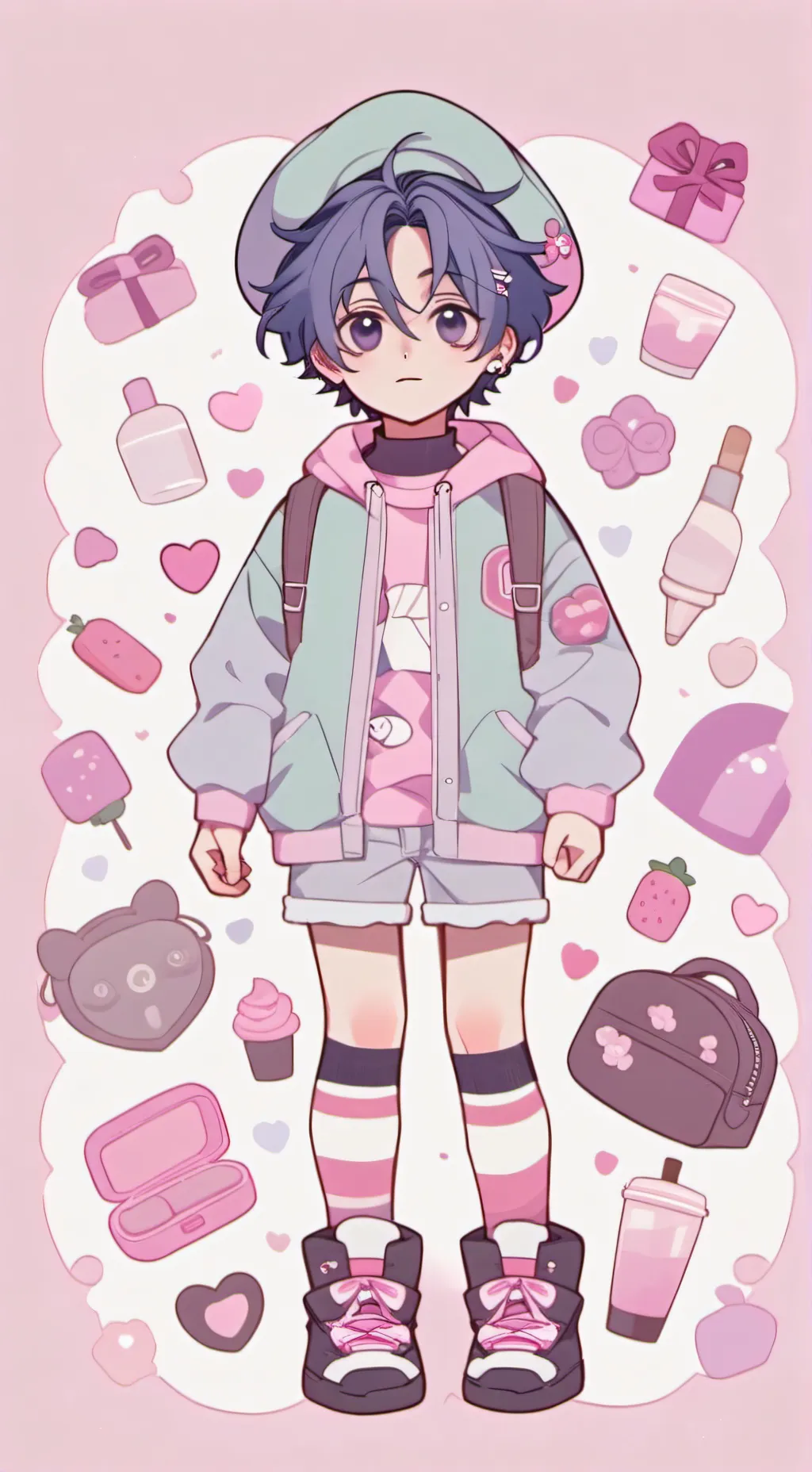ai character: ~✨Hannye✨~ background