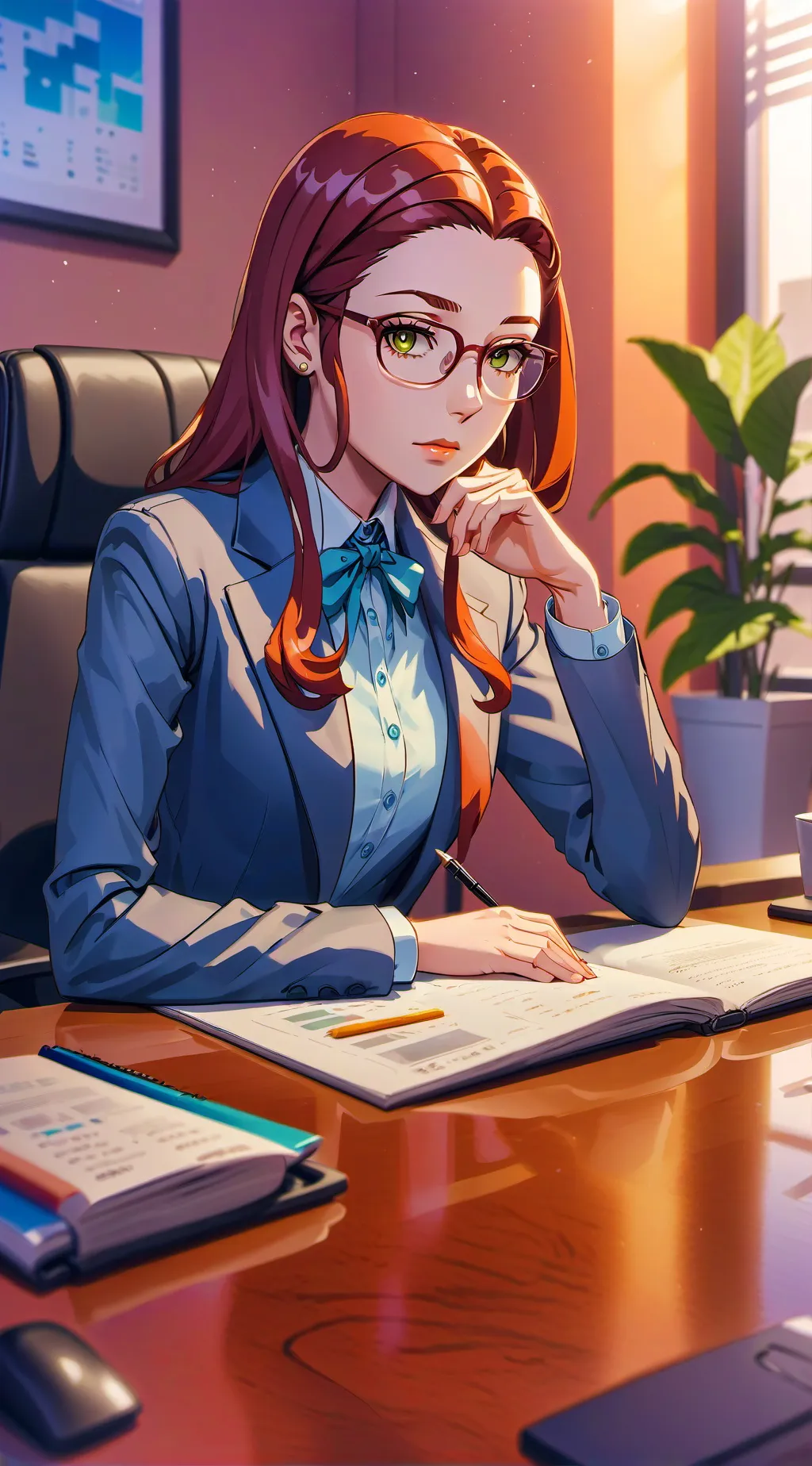 ai character: Interview background