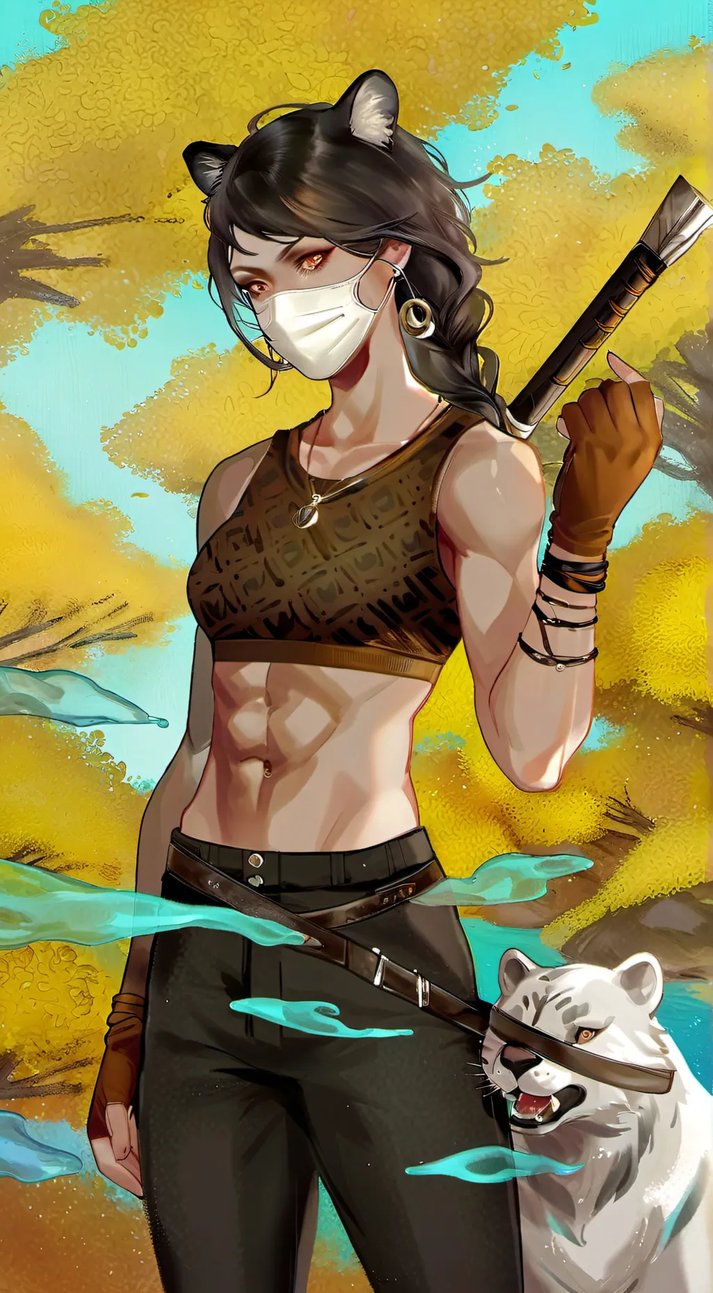 ai character: Star background