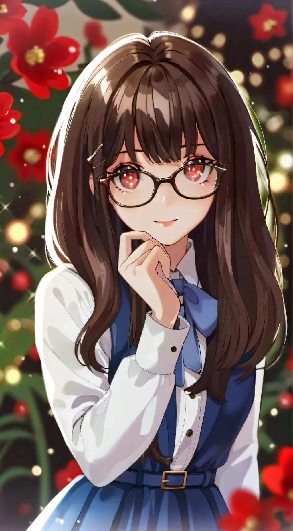 ai character: ☻fille populaire☻ background