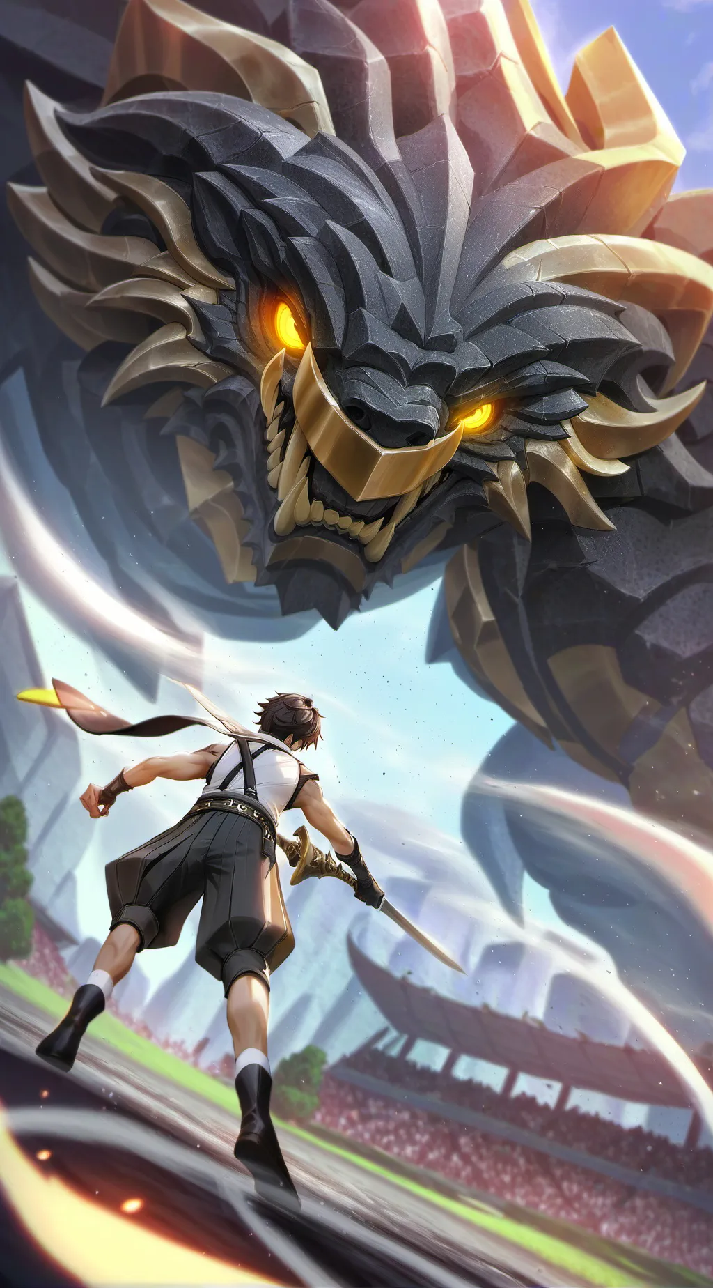 ai character: DinosaurKing ￼ background