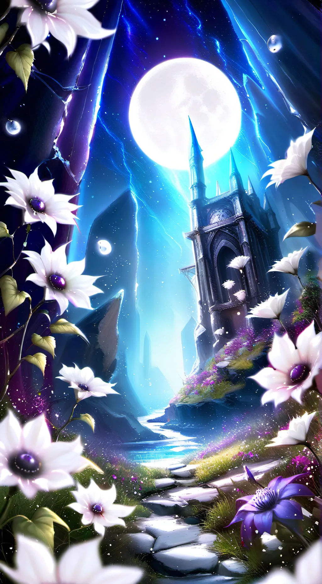 ai character: ✨ MoonFlower ✨ background