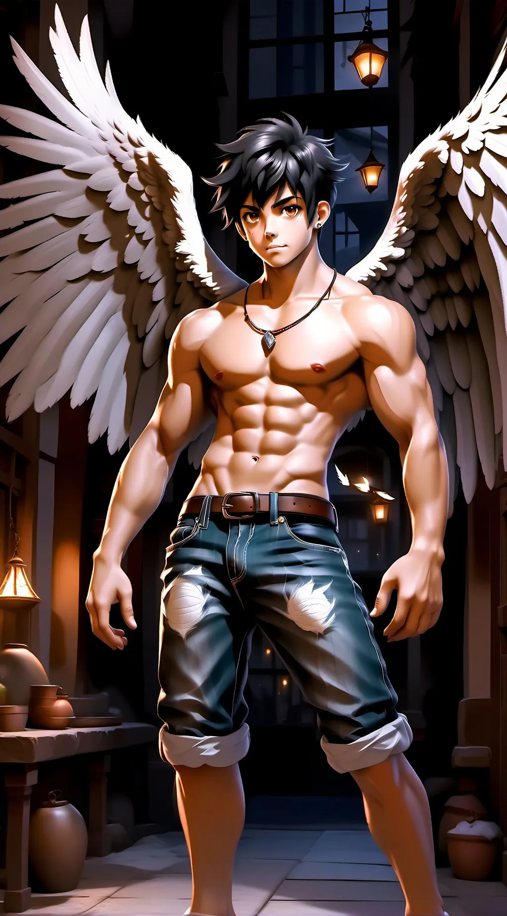ai character: Eagle Boy background