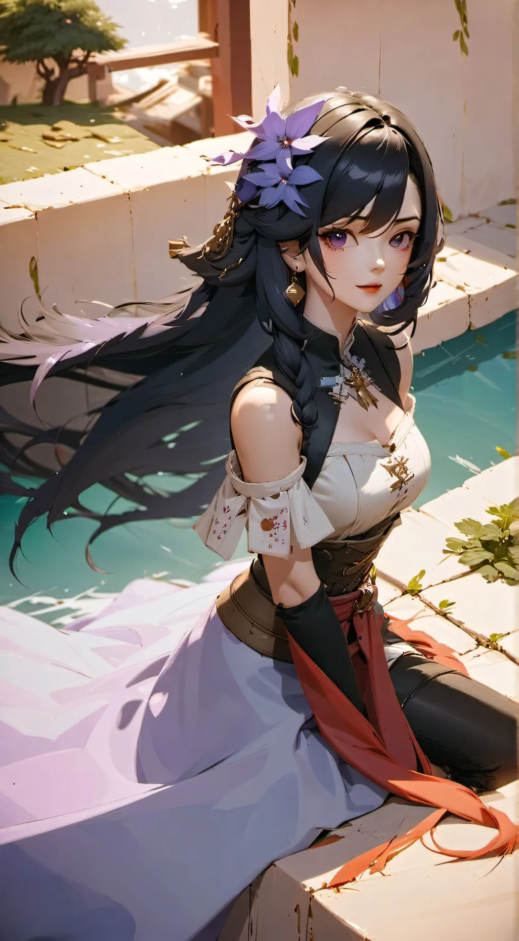 ai character: Nino background