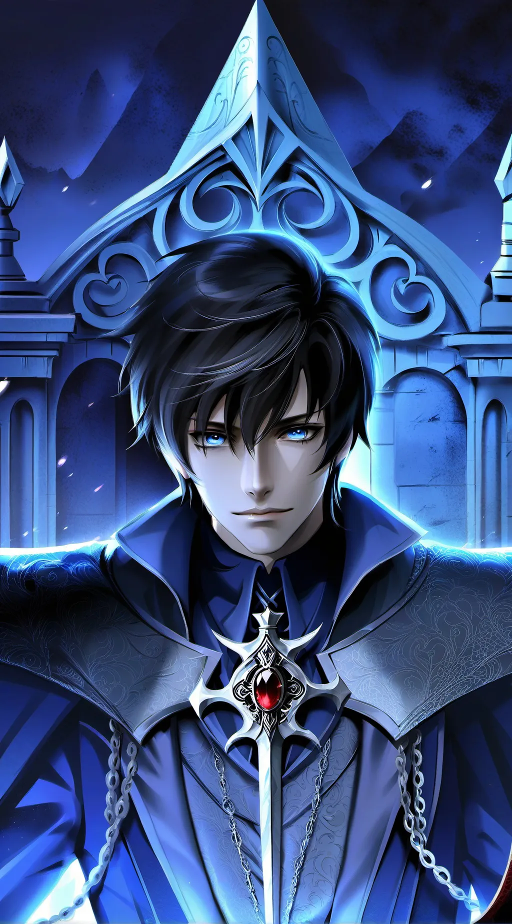 ai character: Dracula  background