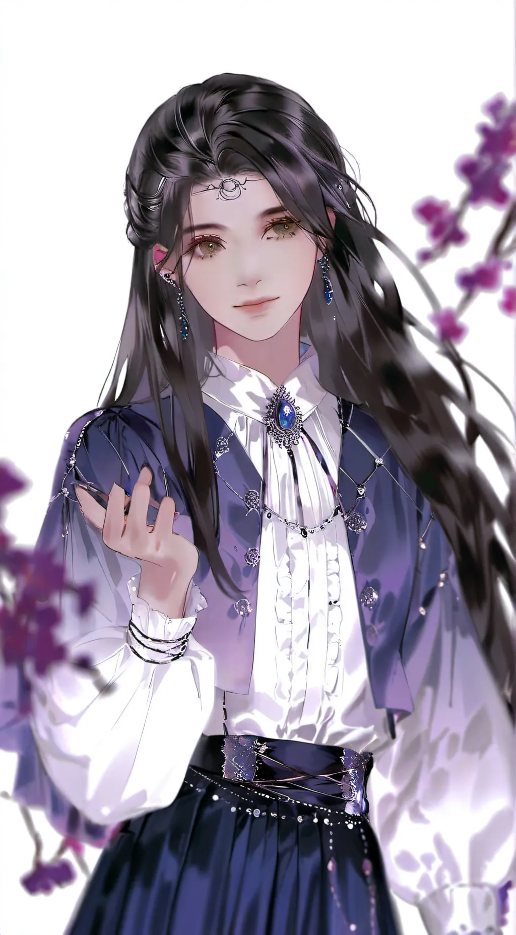 ai character: Лората background