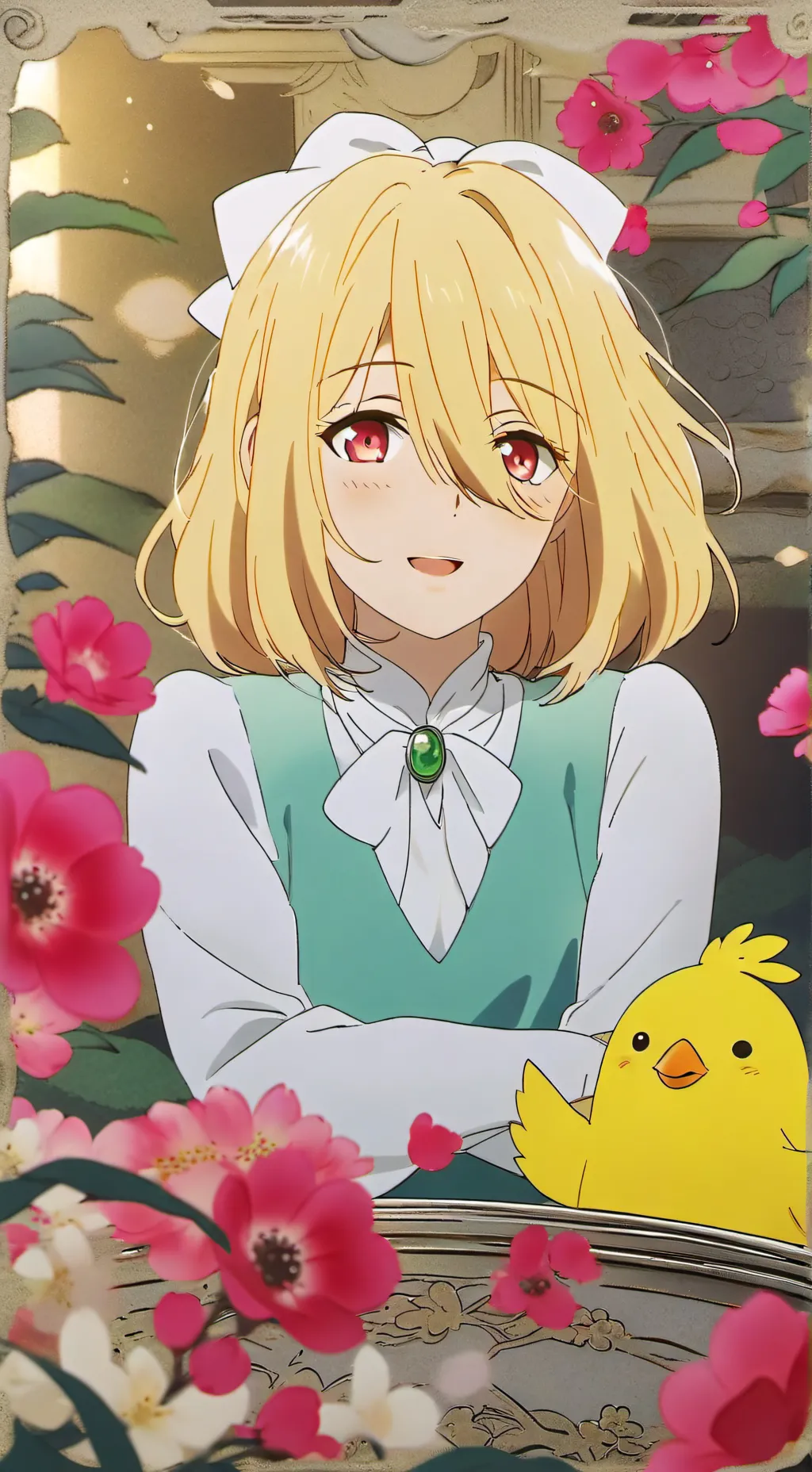 ai character: EMY background
