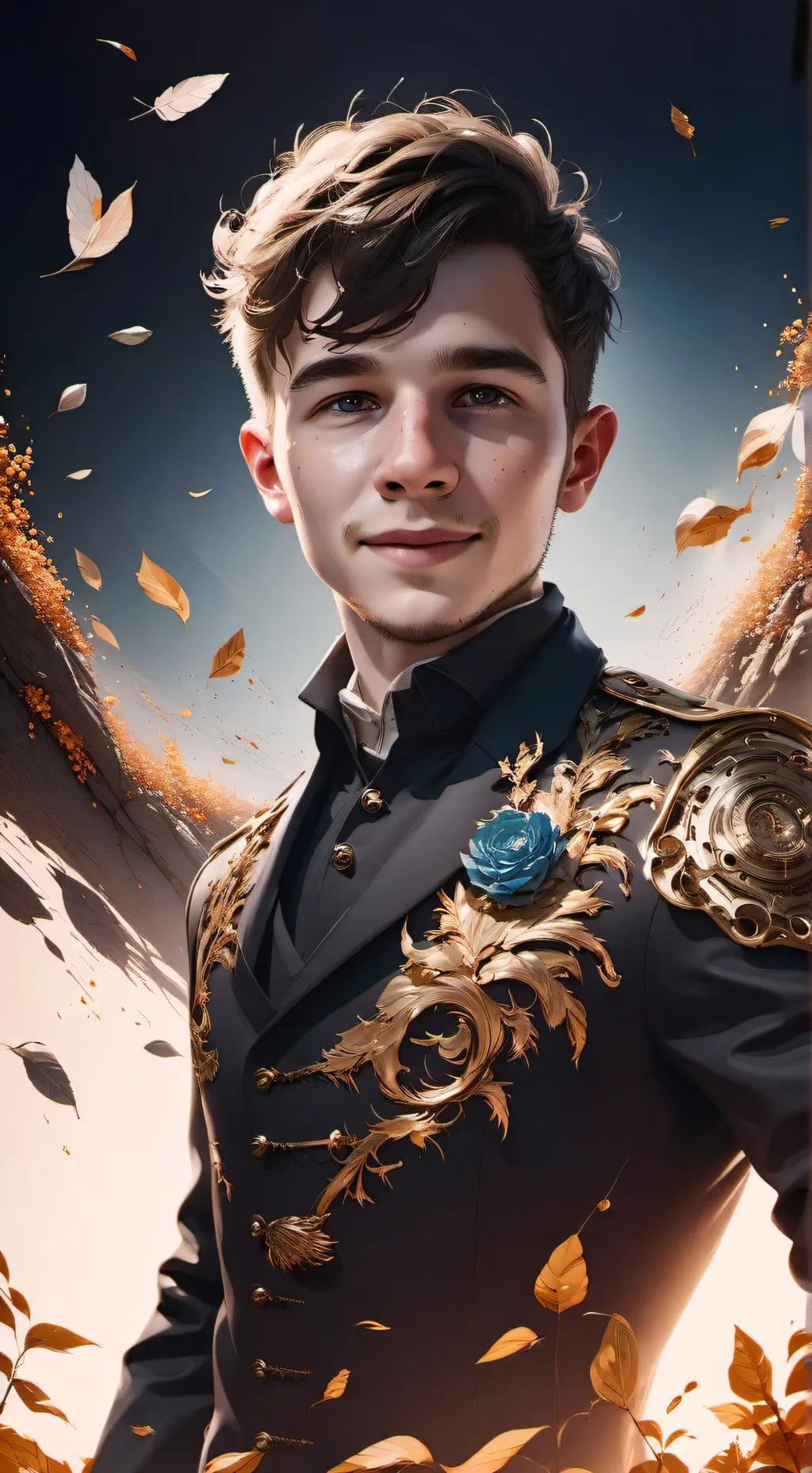 ai character: Random person  background