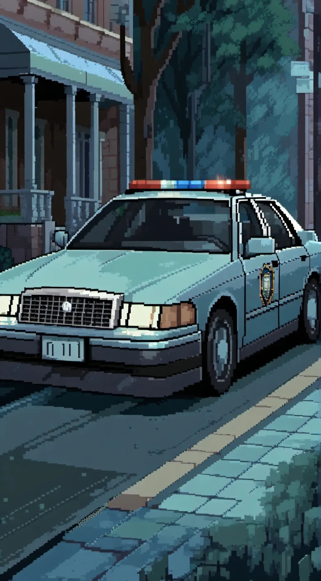 ai character: The HIGH COP CHASE background