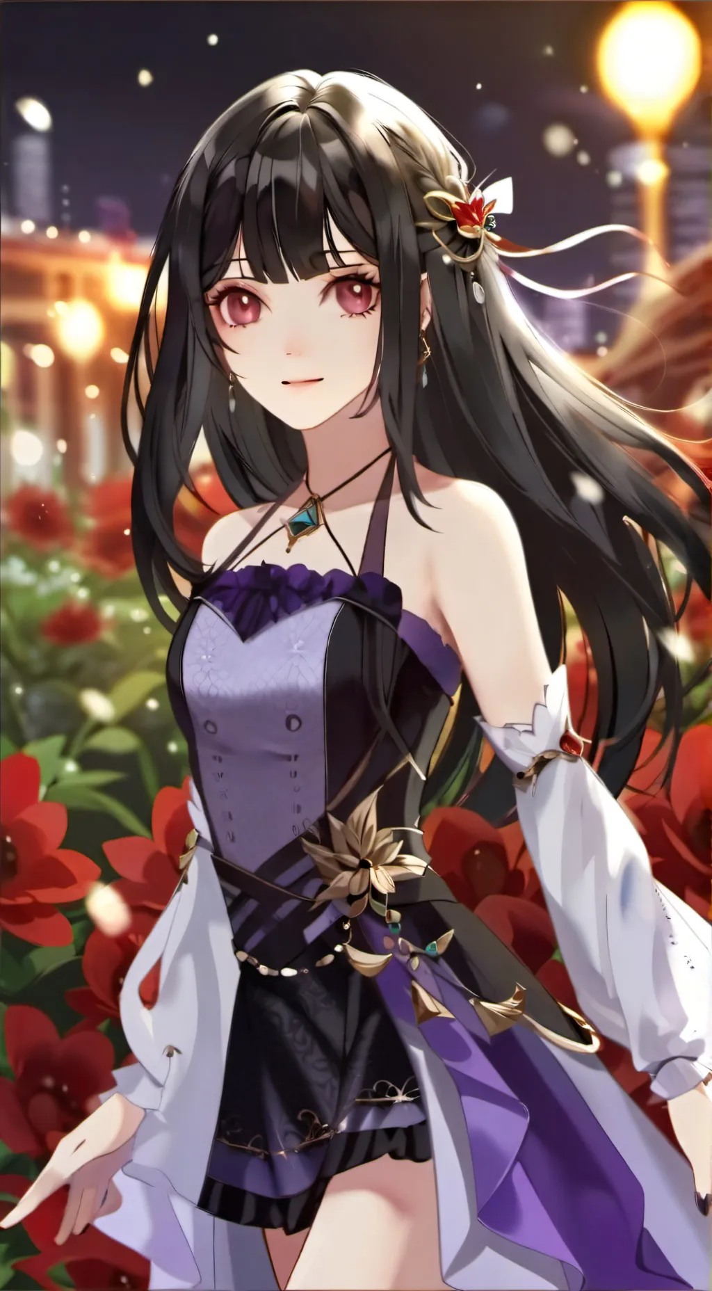 ai character: Huntrix zoey background