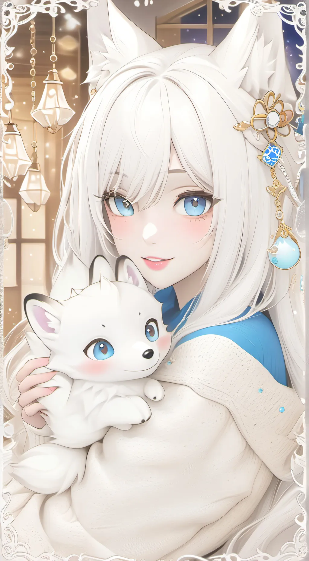 ai character: Mia 🥰🥰 background